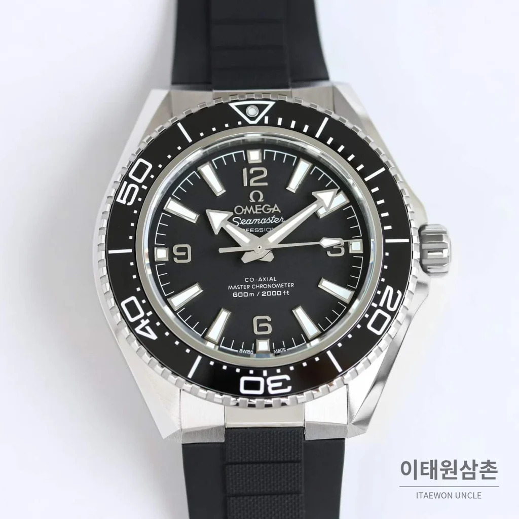 오메가 씨마스터 플래닛오션 600M 세라믹베젤 오렌지 러버스트랩 다이버워치 42mm (2)