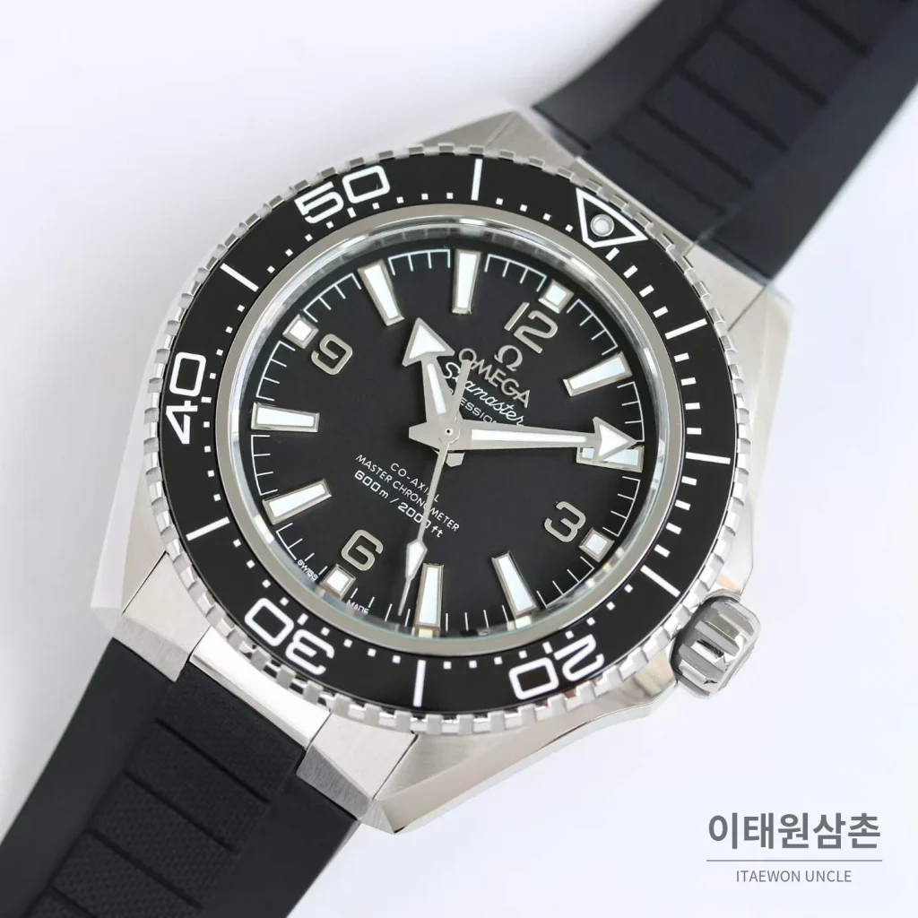 오메가 씨마스터 플래닛오션 600M 세라믹베젤 오렌지 러버스트랩 다이버워치 42mm (2)