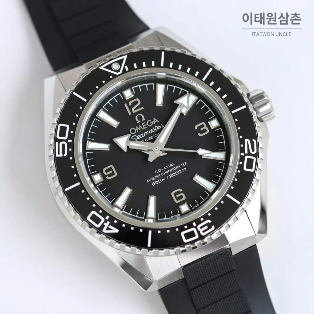 오메가 씨마스터 플래닛오션 600M 세라믹베젤 오렌지 러버스트랩 다이버워치 42mm (2)