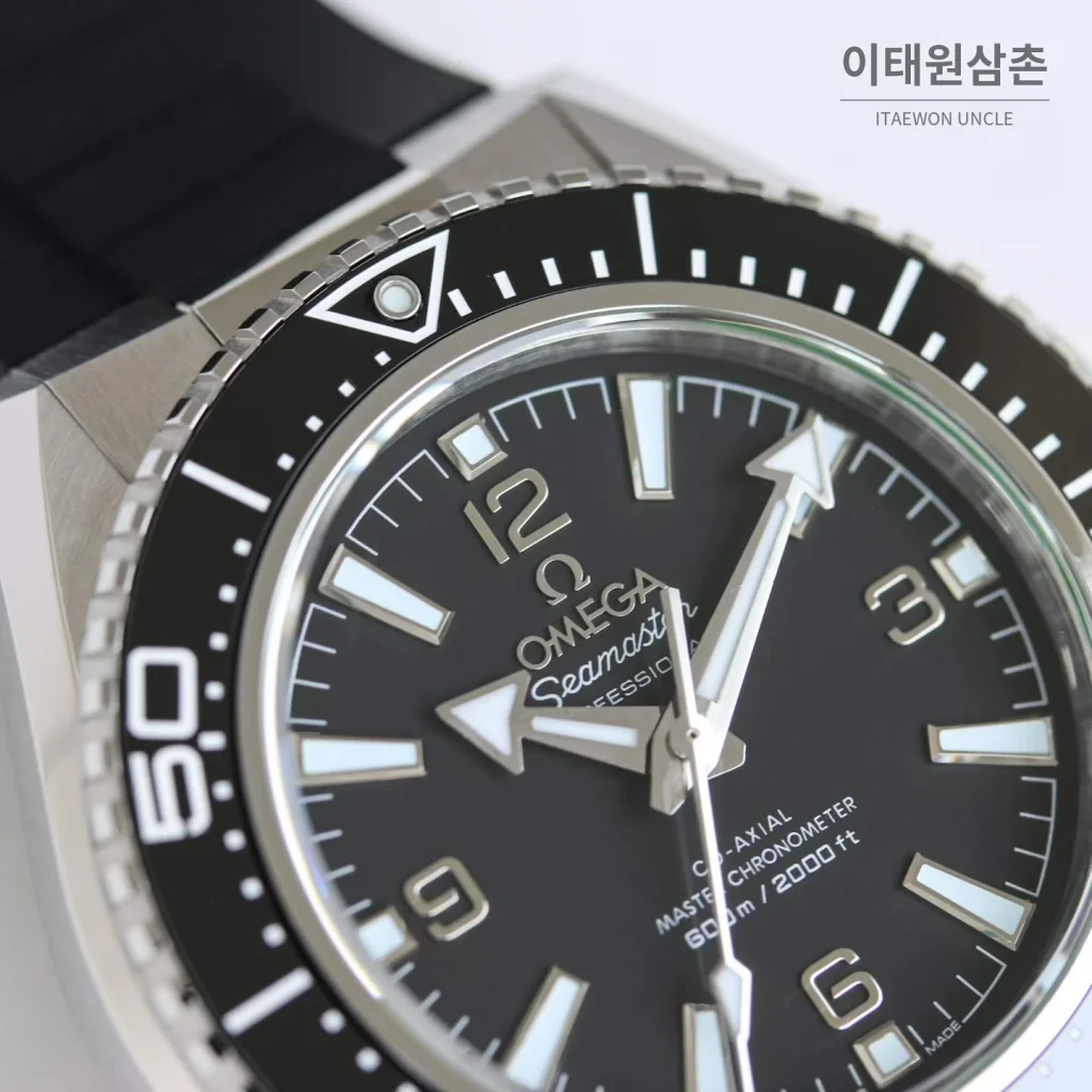 오메가 씨마스터 플래닛오션 600M 세라믹베젤 오렌지 러버스트랩 다이버워치 42mm (2)