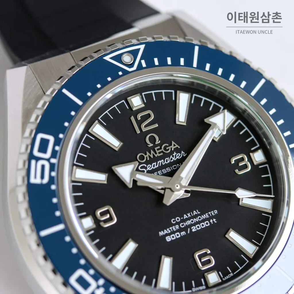 오메가 씨마스터 플래닛오션 600M 세라믹베젤 오렌지 러버스트랩 다이버워치 42mm (3)