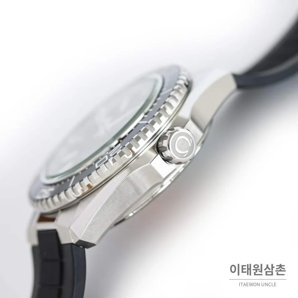 오메가 씨마스터 플래닛오션 600M 세라믹베젤 오렌지 러버스트랩 다이버워치 42mm (2)