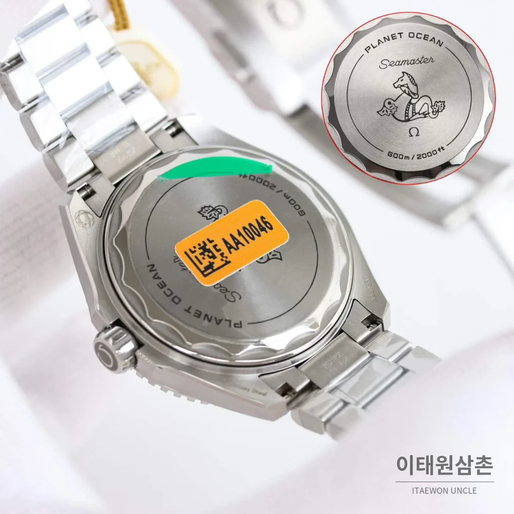 오메가 씨마스터 플래닛오션 600M 세라믹베젤 오렌지 러버스트랩 다이버워치 42mm (4)