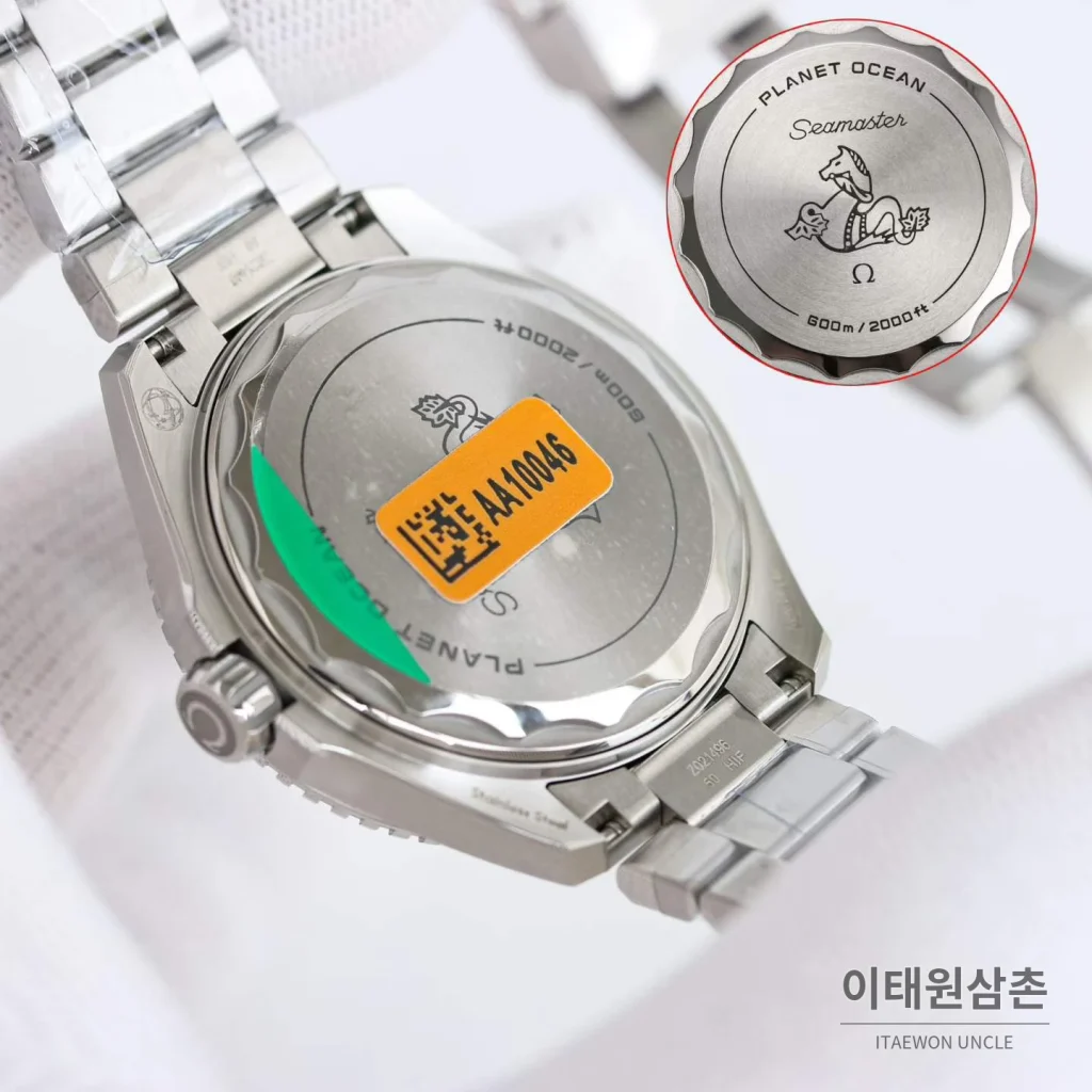오메가 씨마스터 플래닛오션 600M 세라믹베젤 오렌지 러버스트랩 다이버워치 42mm (6)
