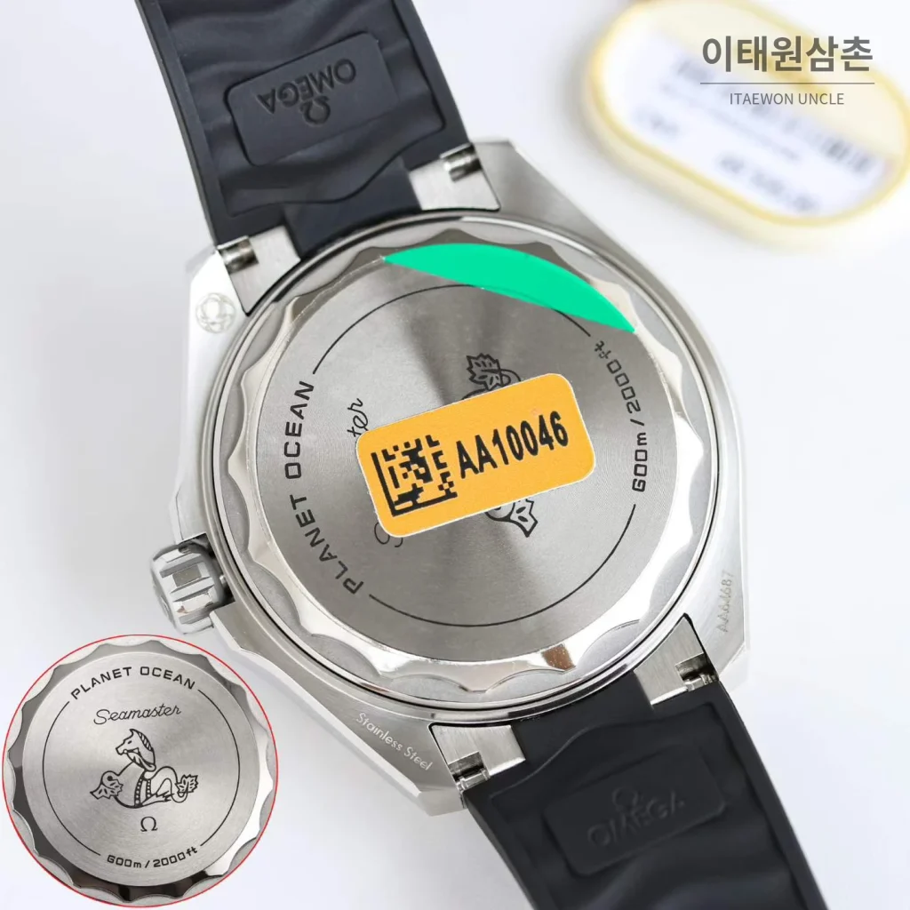오메가 씨마스터 플래닛오션 600M 세라믹베젤 오렌지 러버스트랩 다이버워치 42mm (2)