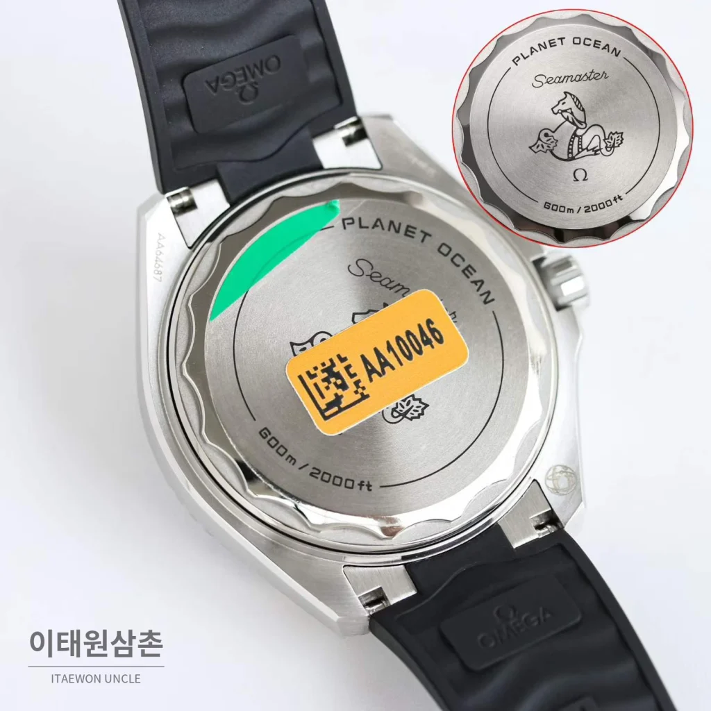 오메가 씨마스터 플래닛오션 600M 세라믹베젤 오렌지 러버스트랩 다이버워치 42mm (3)