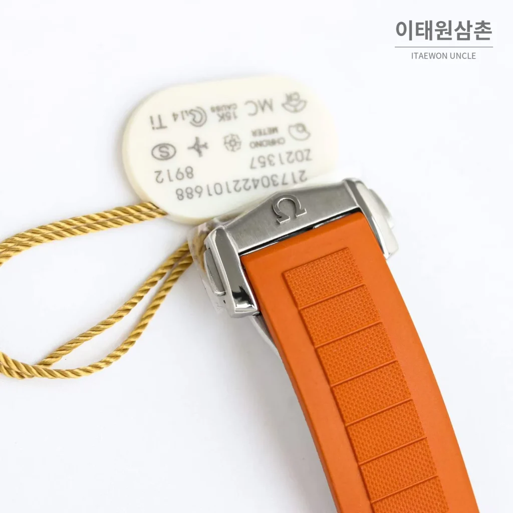 오메가 씨마스터 플래닛오션 600M 세라믹베젤 오렌지 러버스트랩 다이버워치 42mm