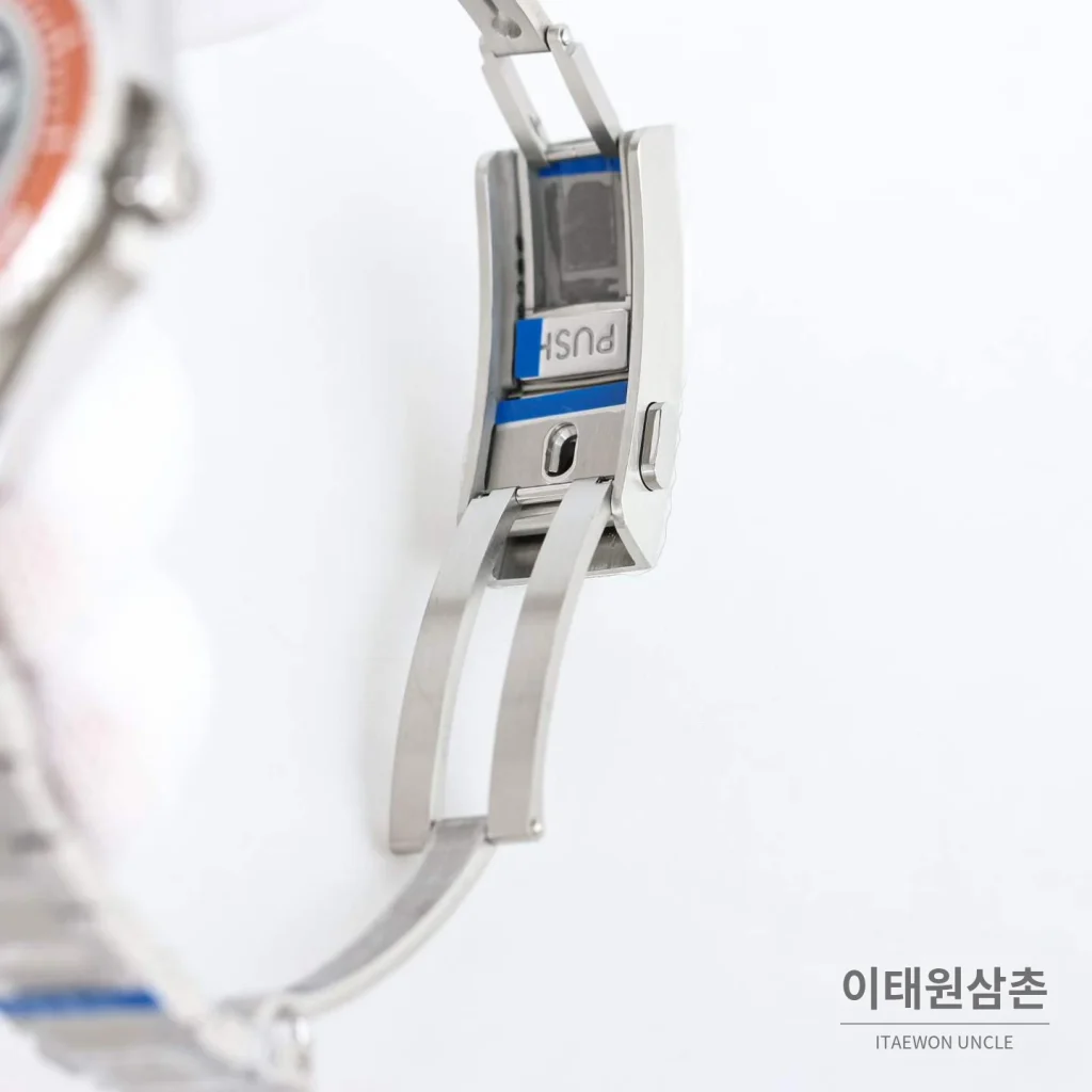 오메가 씨마스터 플래닛오션 600M 세라믹베젤 오렌지 러버스트랩 다이버워치 42mm (4)