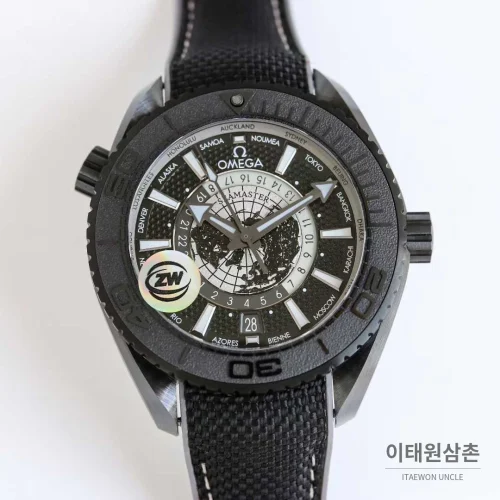 오메가 씨마스터 플래닛오션 세라믹 월드타이머 블랙다이얼 오토매틱 45.5mm 오메가 씨마스터 플래닛오션 세라믹 월드타이머 블랙다이얼 오토매틱 45.5mm