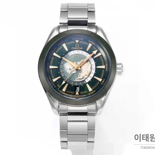 오메가 씨마스터 월드타이머 스틸 블루다이얼 월드타임 오토매틱 43mm (2)