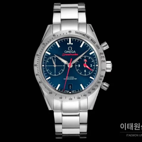 오메가 스피드마스터 57 스틸 블루다이얼 크로노그래프 오토매틱 41.5mm