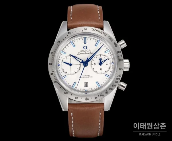 오메가 스피드마스터57 스틸 화이트다이얼 크로노그래프 오토매틱 41.5mm 오메가 스피드마스터57 스틸 화이트다이얼 크로노그래프 오토매틱 41.5mm