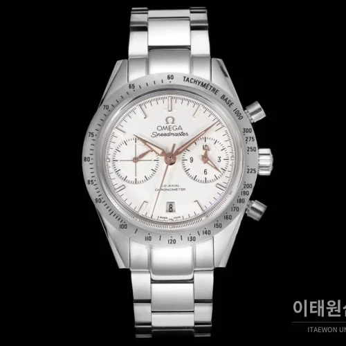 오메가 스피드마스터 '57 스틸 화이트다이얼 크로노그래프 오토매틱 41.5mm