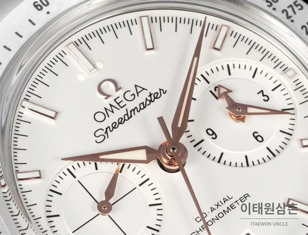 오메가 스피드마스터 '57 스틸 화이트다이얼 크로노그래프 오토매틱 41.5mm