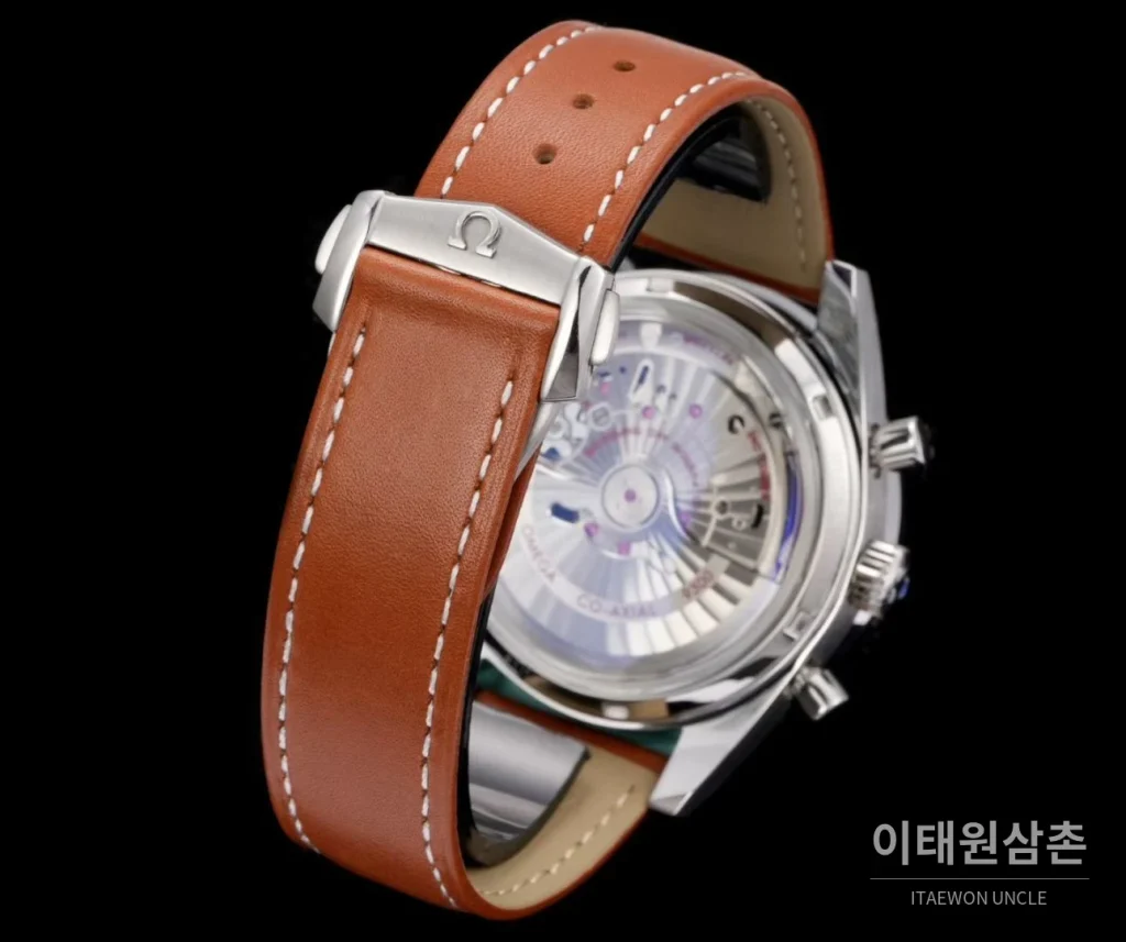 오메가 스피드마스터57 스틸 화이트다이얼 크로노그래프 오토매틱 41.5mm