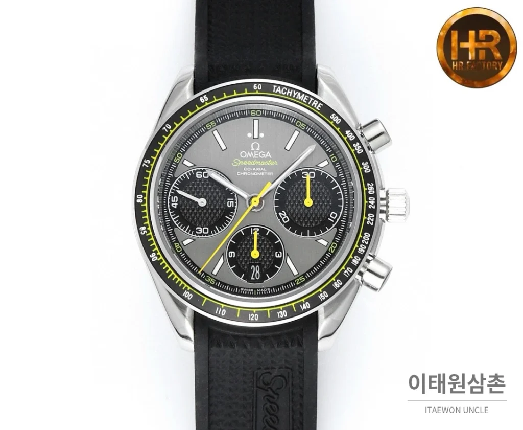 오메가 스피드마스터 크로노그래프 오토매틱 40mm 그레이 다이얼