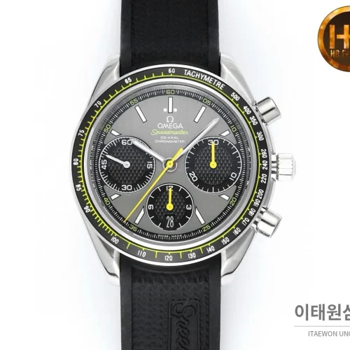 오메가 스피드마스터 크로노그래프 오토매틱 40mm 그레이 다이얼