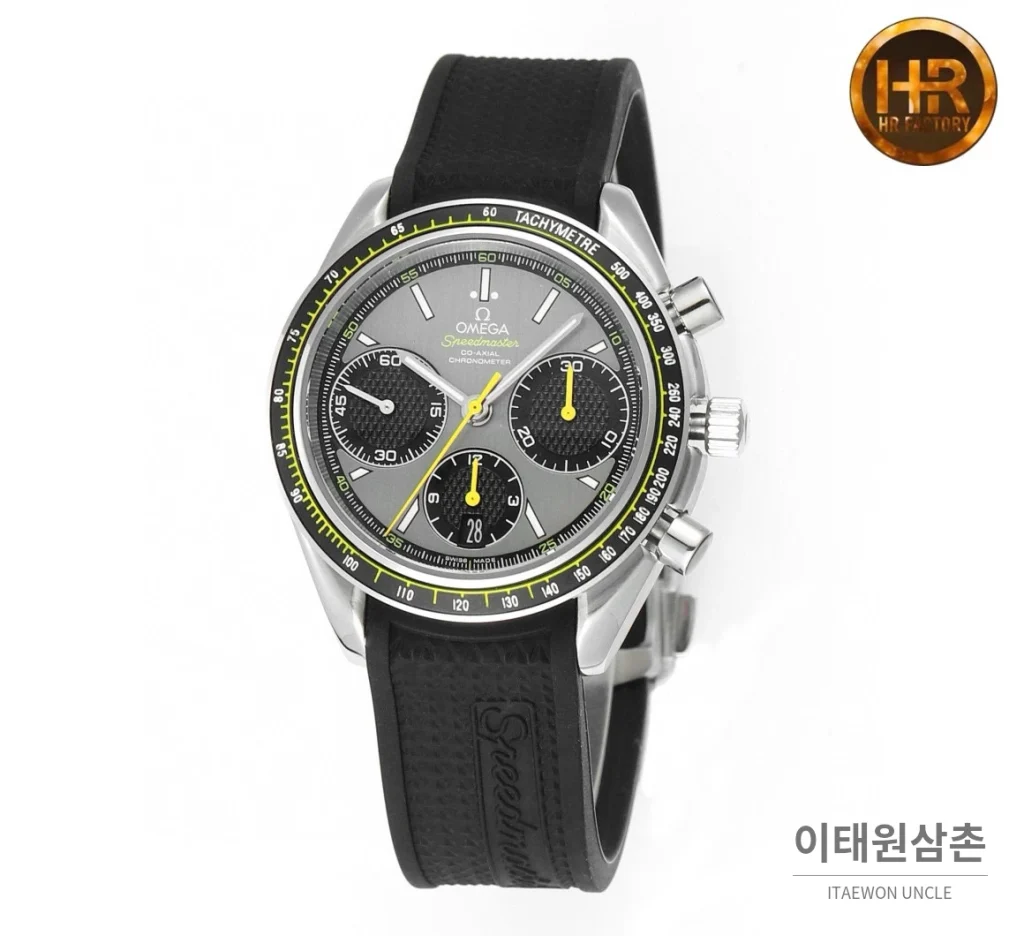 오메가 스피드마스터 크로노그래프 오토매틱 40mm 그레이 다이얼