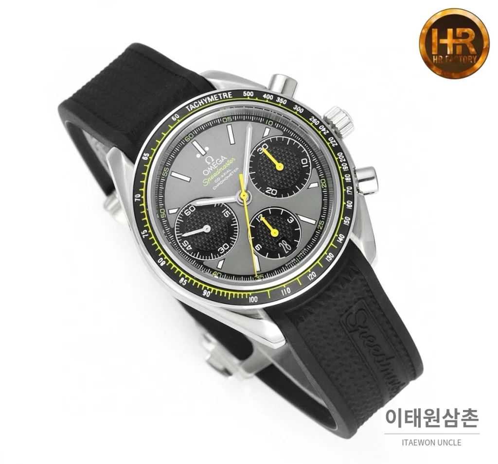 오메가 스피드마스터 크로노그래프 오토매틱 40mm 그레이 다이얼