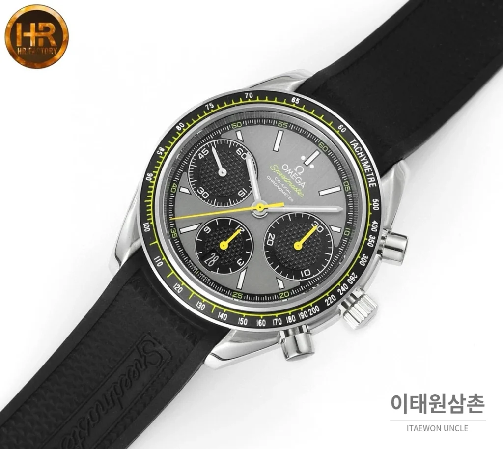 오메가 스피드마스터 크로노그래프 오토매틱 40mm 그레이 다이얼