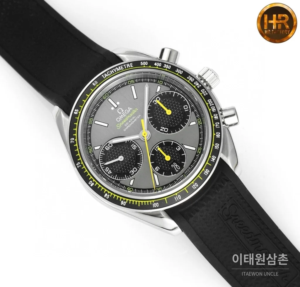 오메가 스피드마스터 크로노그래프 오토매틱 40mm 그레이 다이얼