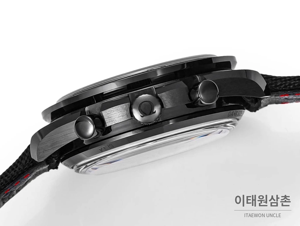 오메가 스피드마스터 문워치 세라믹 크로노그래프 블랙 오토매틱 44.25mm