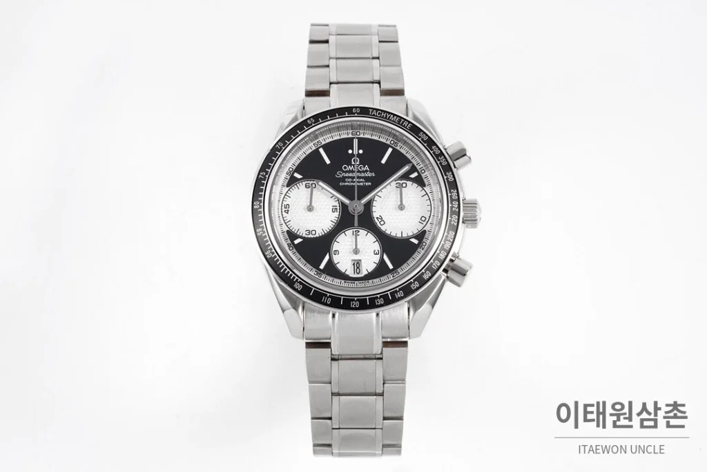 오메가 스피드마스터 레이싱 크로노그래프 오토매틱 40mm 그레이