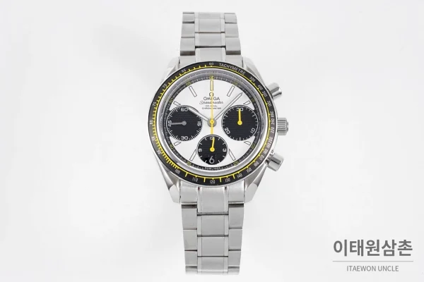 오메가 스피드마스터 레이싱 크로노그래프 오토매틱 40mm 그레이 (5)