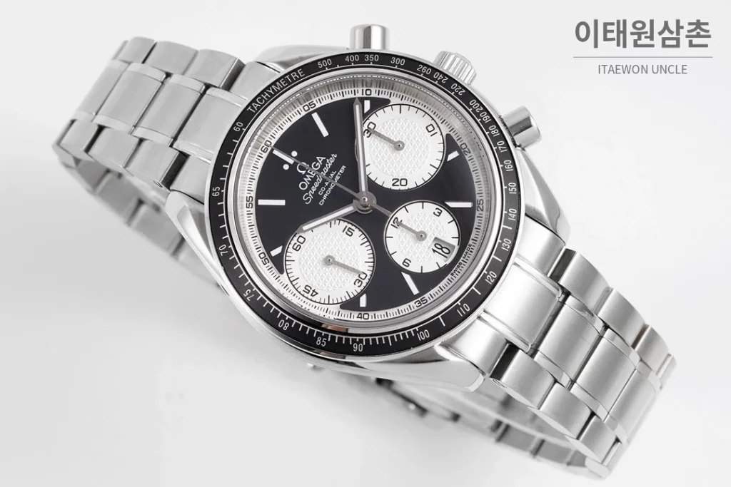 오메가 스피드마스터 레이싱 크로노그래프 오토매틱 40mm 그레이