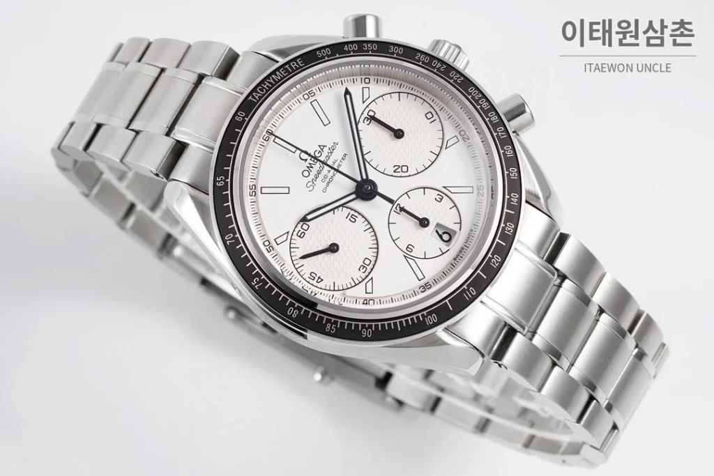 오메가 스피드마스터 레이싱 크로노그래프 오토매틱 40mm 그레이 (3)