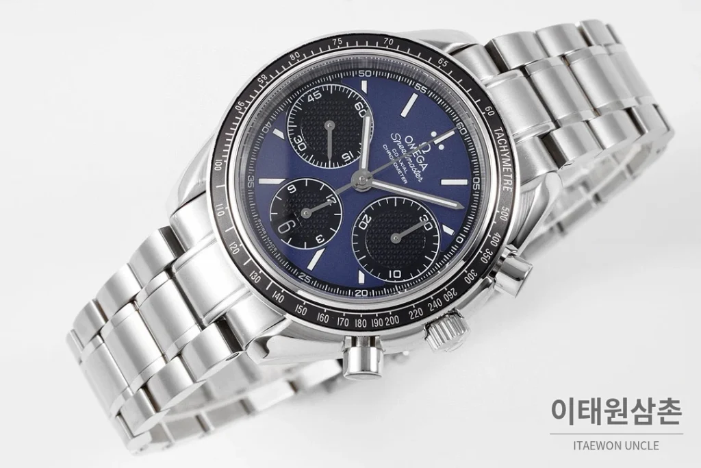 오메가 스피드마스터 레이싱 크로노그래프 오토매틱 40mm 그레이 (2)