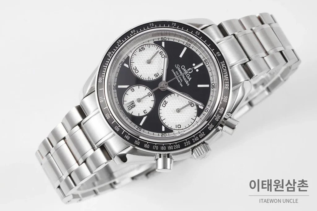 오메가 스피드마스터 레이싱 크로노그래프 오토매틱 40mm 그레이