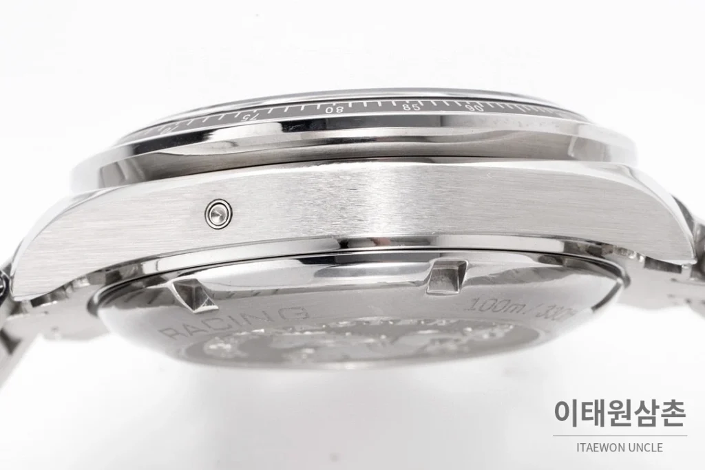 오메가 스피드마스터 레이싱 크로노그래프 오토매틱 40mm 그레이 (2)