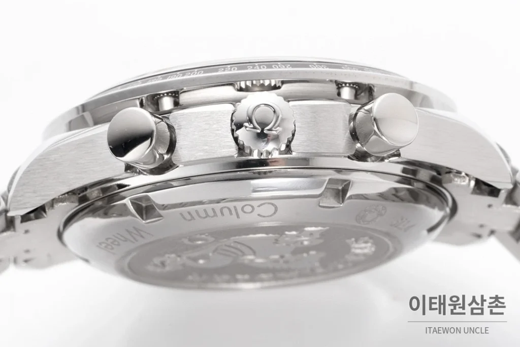 오메가 스피드마스터 레이싱 크로노그래프 오토매틱 40mm 그레이