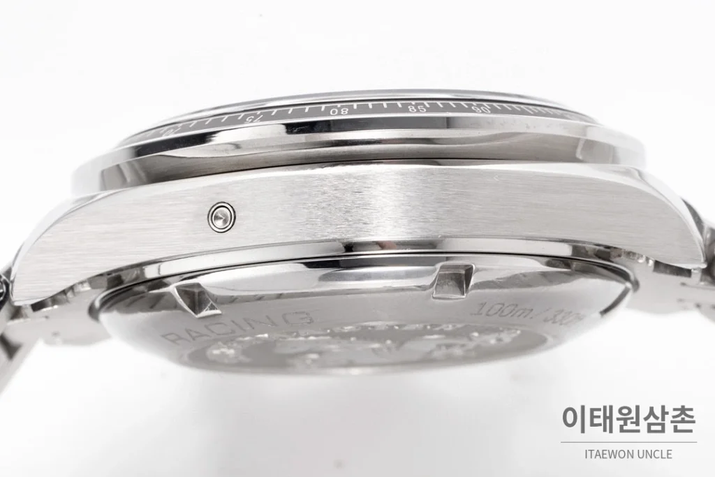 오메가 스피드마스터 레이싱 크로노그래프 오토매틱 40mm 그레이