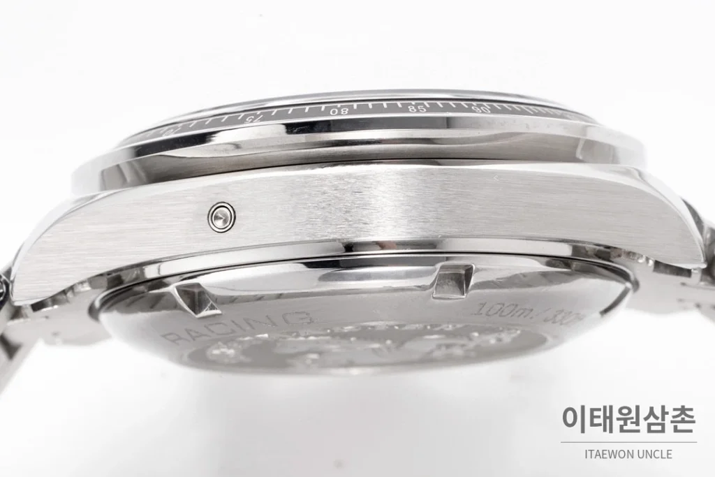 오메가 스피드마스터 레이싱 크로노그래프 오토매틱 40mm 그레이 (3)