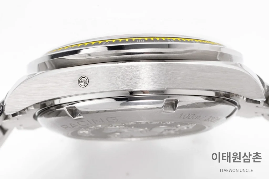 오메가 스피드마스터 레이싱 크로노그래프 오토매틱 40mm 그레이 (5)