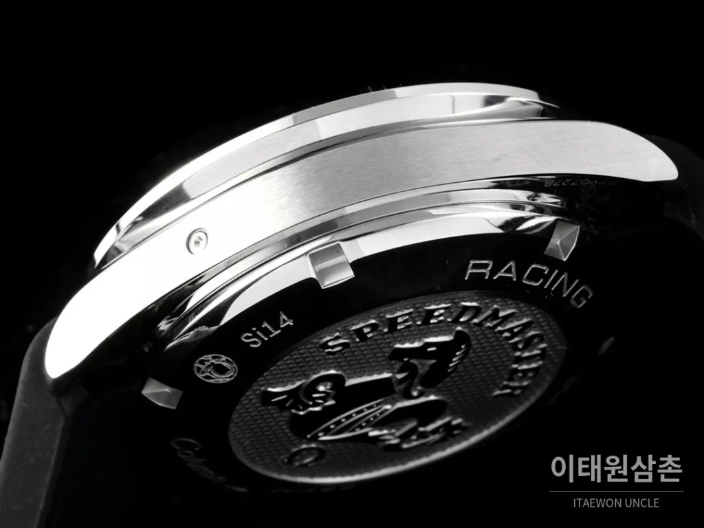 오메가 스피드마스터 레이싱 그레이다이얼 크로노그래프 오토매틱 40mm (3)