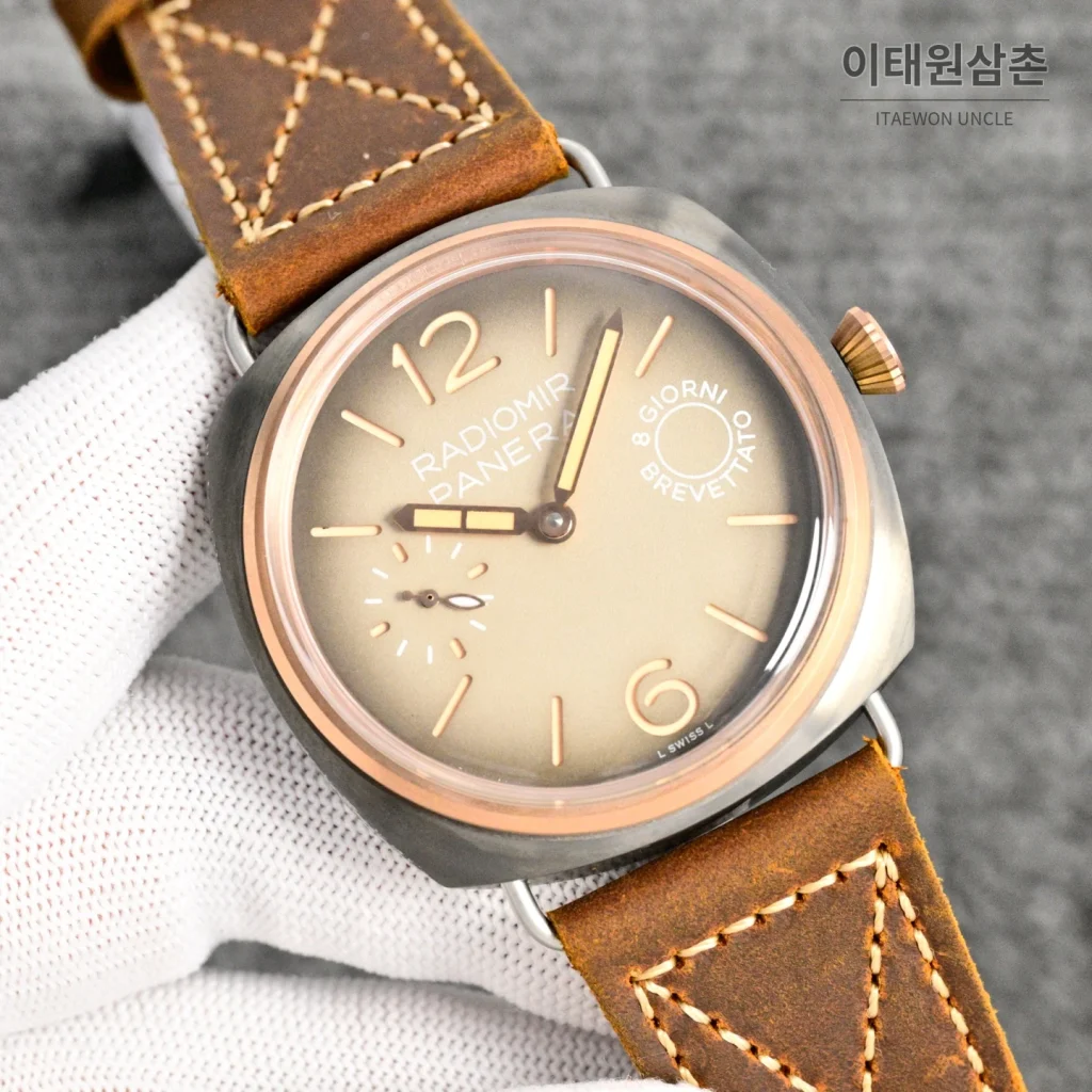 파네라이 루미노르 오토매틱 샴페인 다이얼