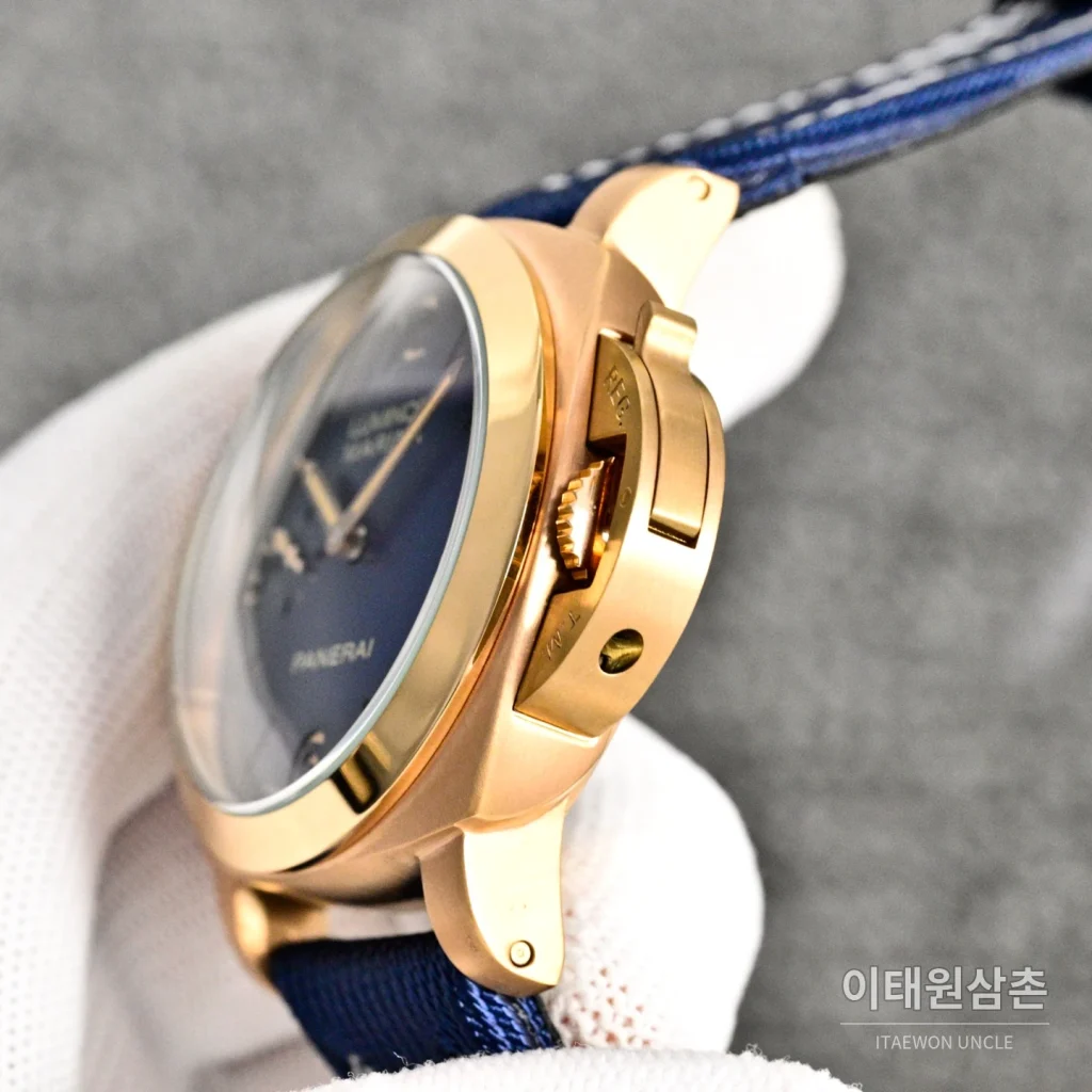 파네라이 루미노르 마리나 오토매틱 44mm 블루 다이얼