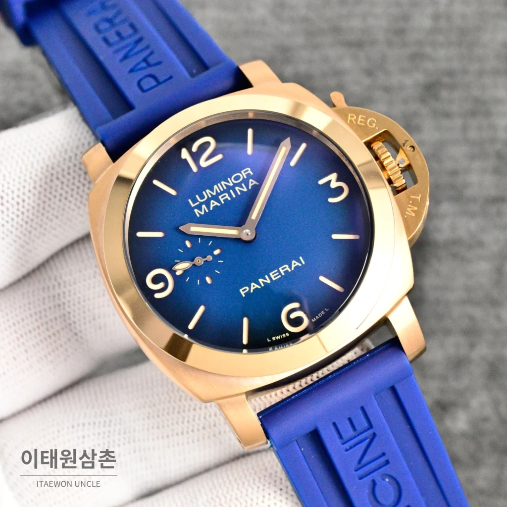 파네라이 루미노르 마리나 오토매틱 44mm 블루 다이얼
