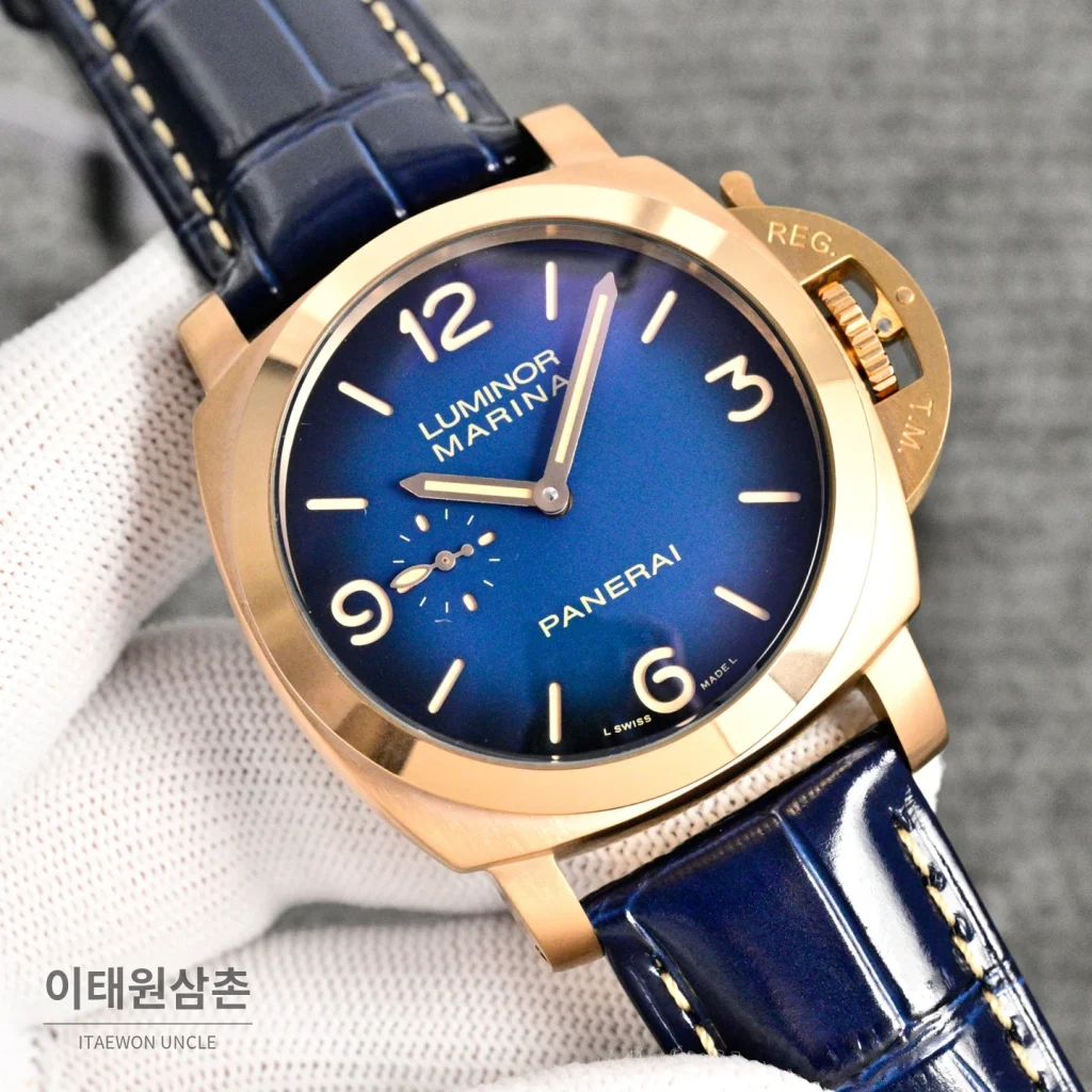 파네라이 루미노르 마리나 오토매틱 44mm 블루 다이얼