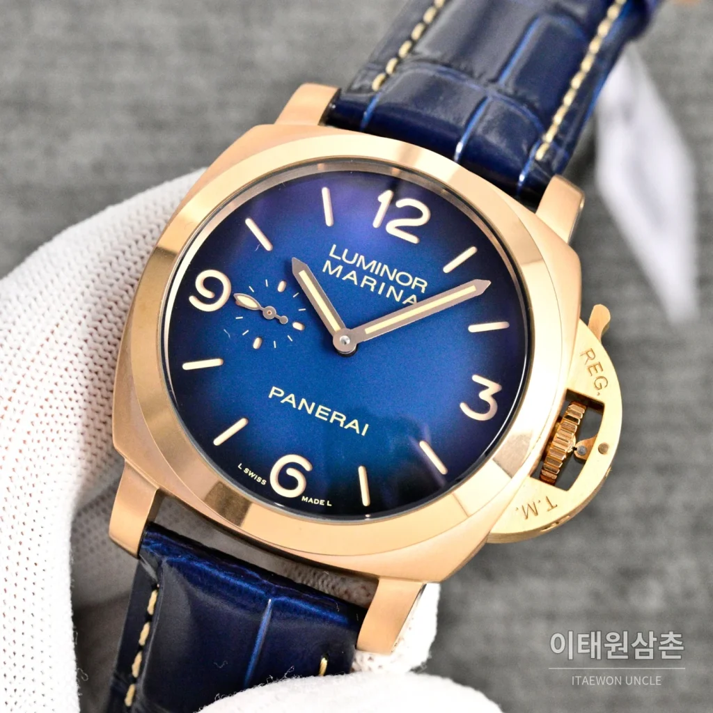 파네라이 루미노르 마리나 오토매틱 44mm 블루 다이얼