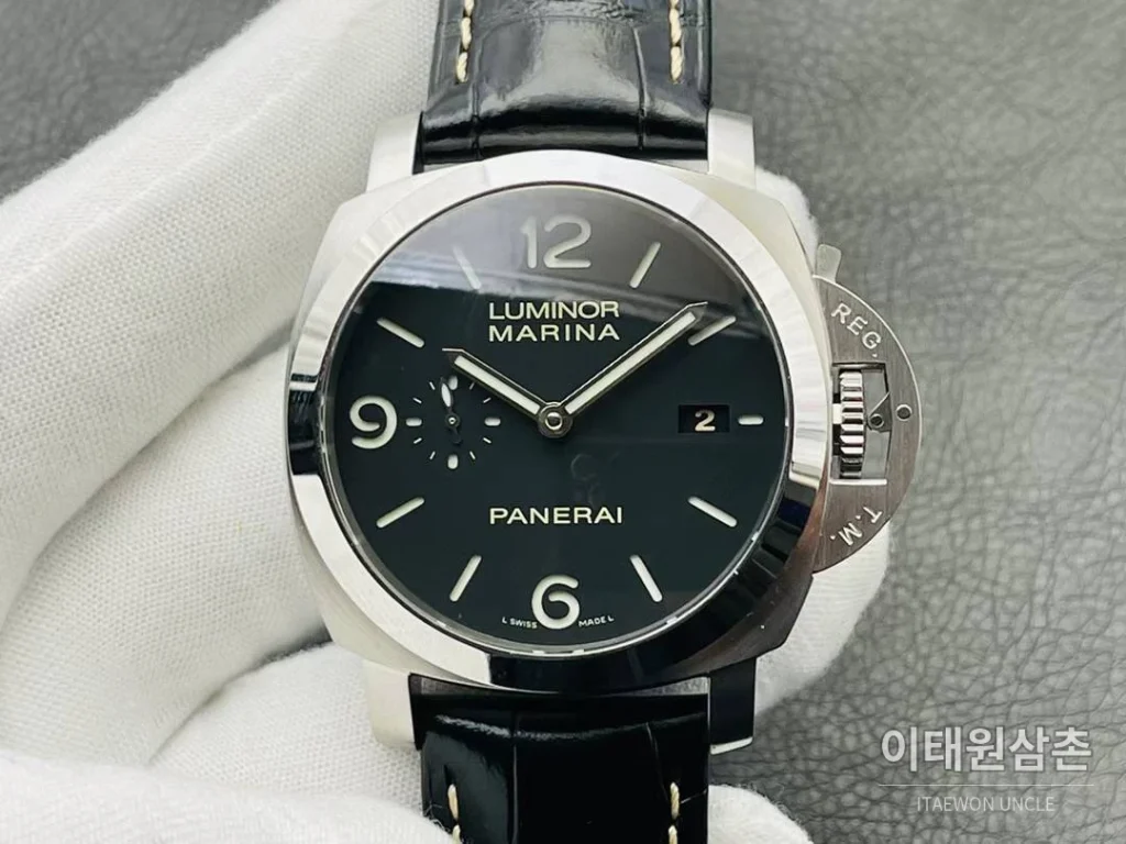 파네라이 루미노르 PAM312 스틸 블랙다이얼 오토매틱 44mm