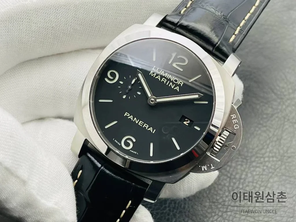 파네라이 루미노르 PAM312 스틸 블랙다이얼 오토매틱 44mm