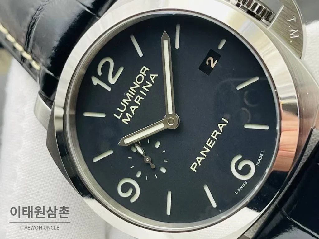 파네라이 루미노르 PAM312 스틸 블랙다이얼 오토매틱 44mm