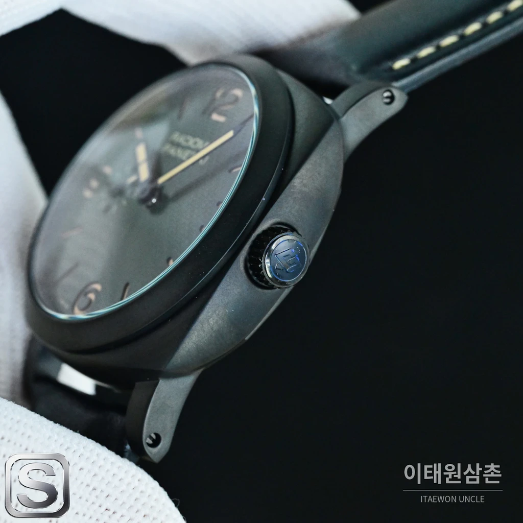 파네라이 라디오미르 1940 블랙베젤 그린다이얼 오토매틱 44mm