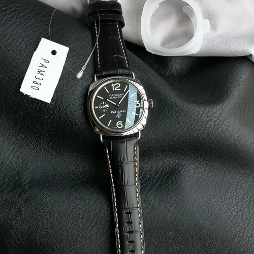 파네라이 라디오미르 블랙실 스틸 블랙 다이얼 수동 시계 45mm