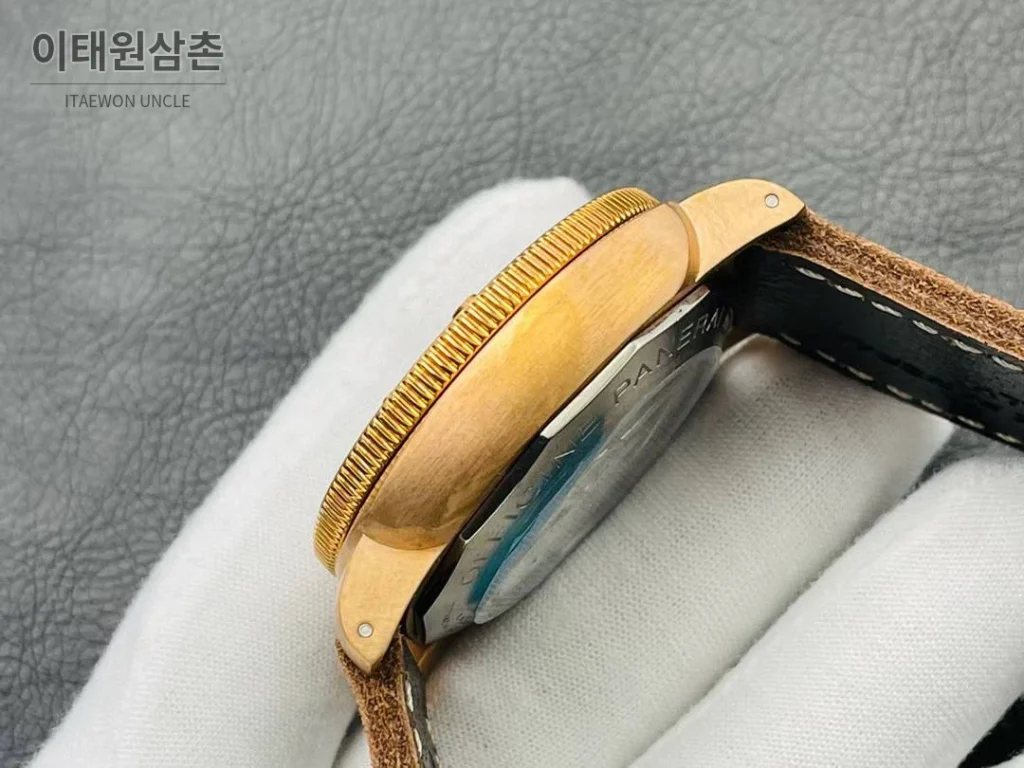 파네라이 서브머저블 PAM382 브론즈 그린다이얼 오토매틱 47mm