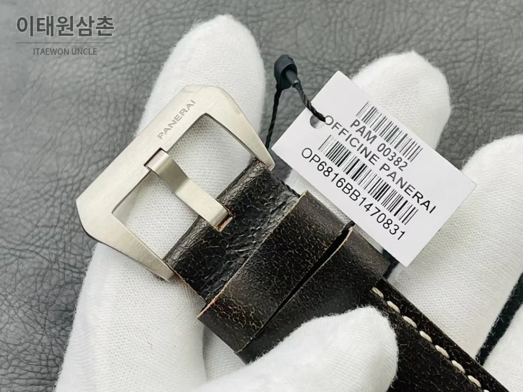파네라이 서브머저블 PAM382 브론즈 그린다이얼 오토매틱 47mm